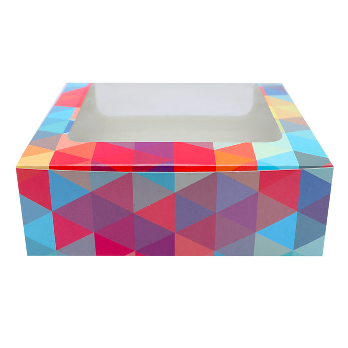 Brownie Box | Polygon Design | Pack of 25