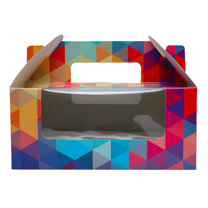 Cupcake Box | Polygon Design | Pack of 25