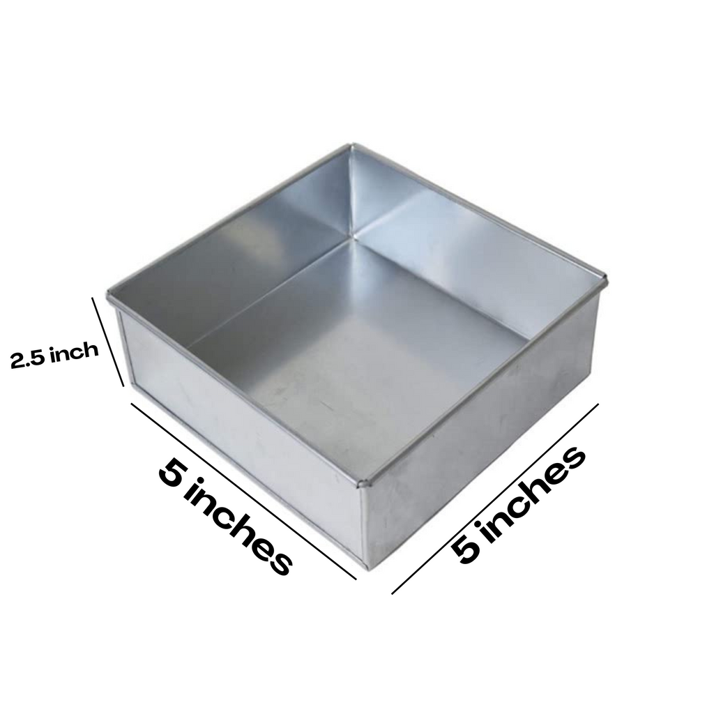 5 inch sales square cake pan