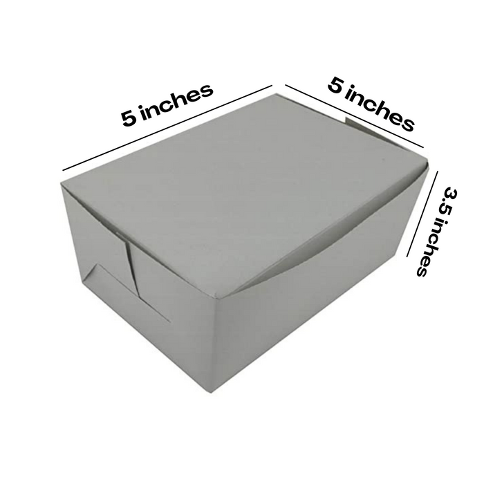 White Pastry Box | Pack of 50