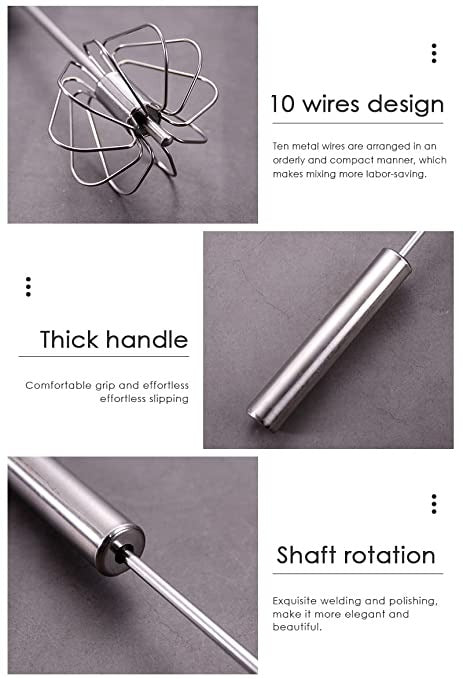 Professional Rotating Whisk