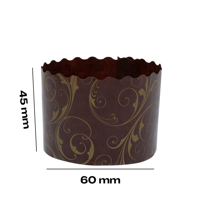 Pack of 60 Brown Cupcake Muffin Cases/Standard Baking Paper Cups Wraps –  FiveSeasonStuff