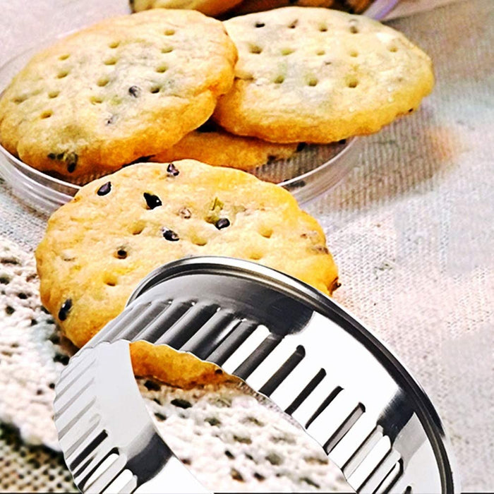 Stainless Steel Round Cookie Cutter Set | 12 Pieces