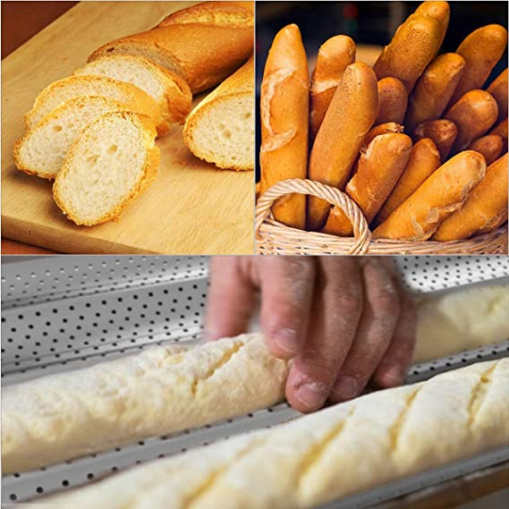 Baguette Bread Pan | 3 Loaves