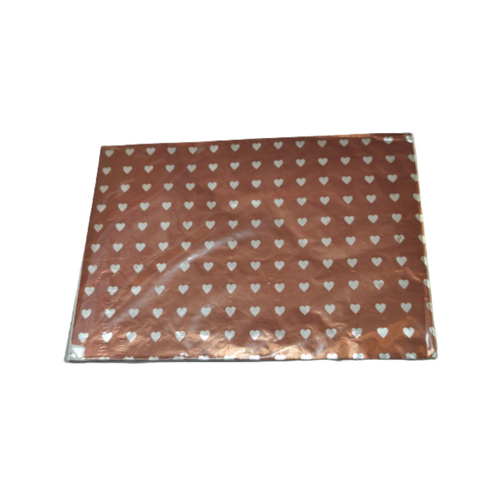 Non Embossed Aluminium Chocolate Wrapping Foil | 7 x 10 inch | Pack of 50