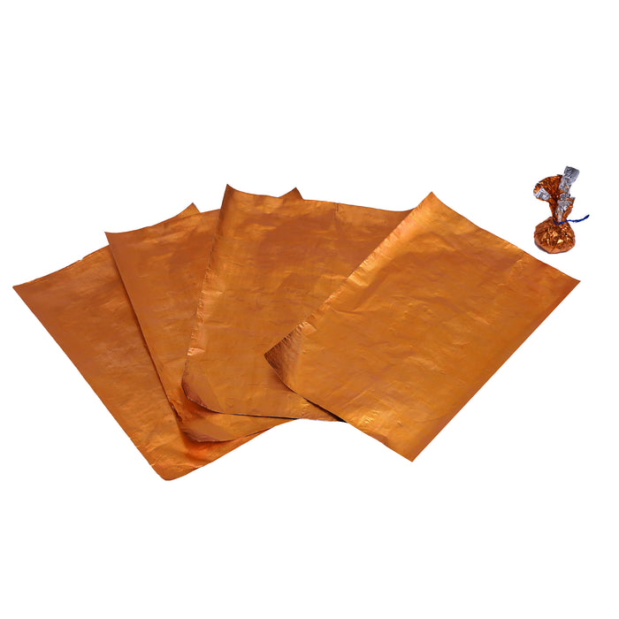 Embossed Aluminium Chocolate Wrapping Foil | 7 x 10 Inches | 12 microns