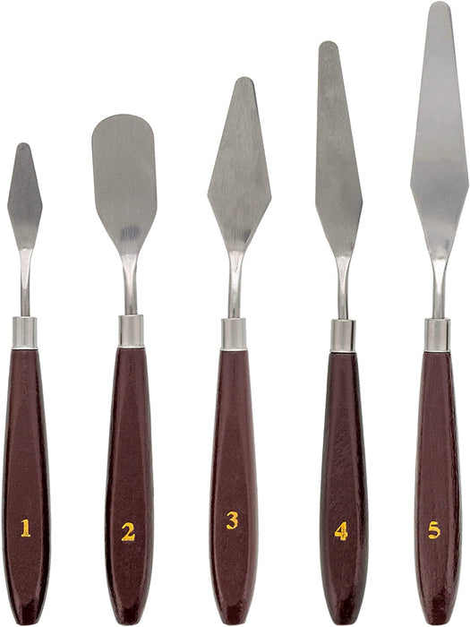 Set of 5 Palette Knives
