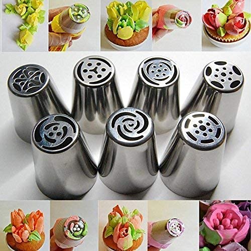 Set of 12 Steel Nozzles | Icing Tips for Decoration