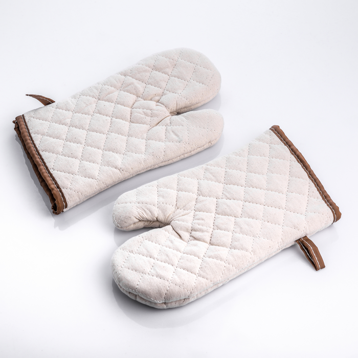 Cotton Baking Gloves Pair | White
