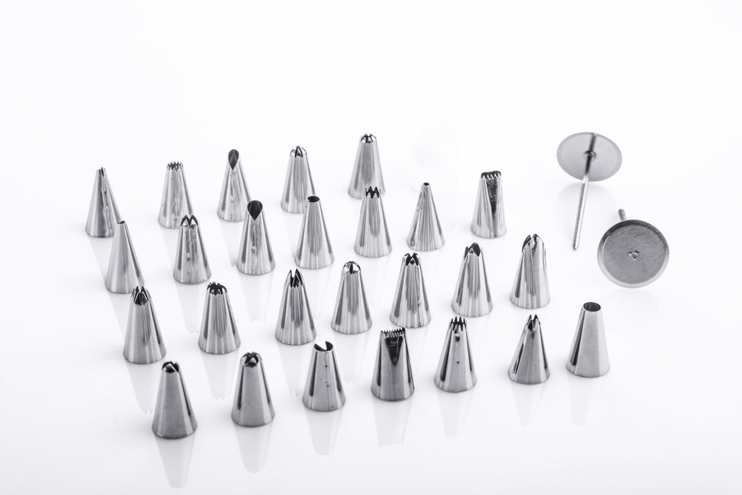 Esslly Set of 26 Steel Nozzles | 1.8 x 3.2 cm