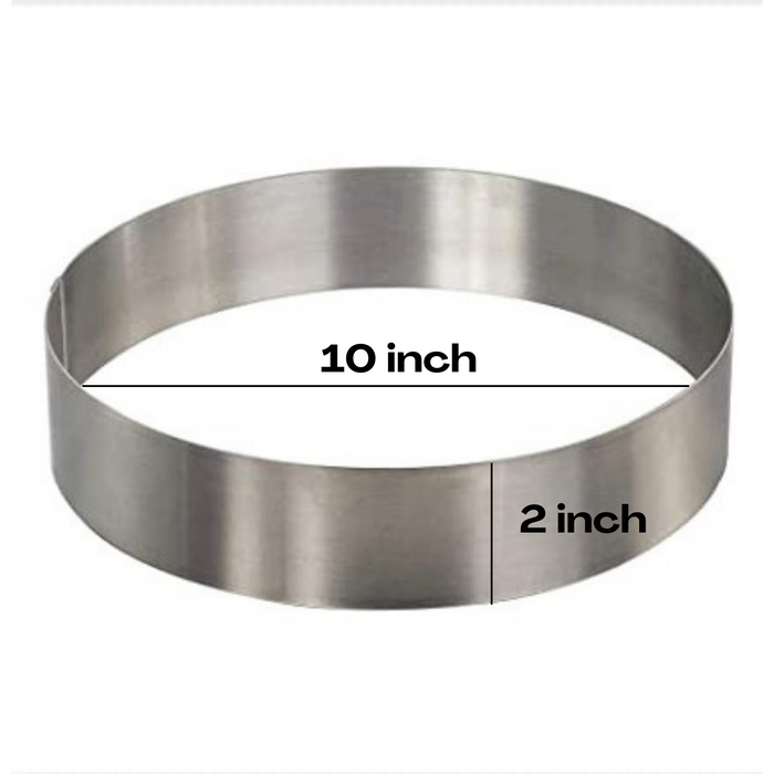 Stainless Steel Cake Ring - Round