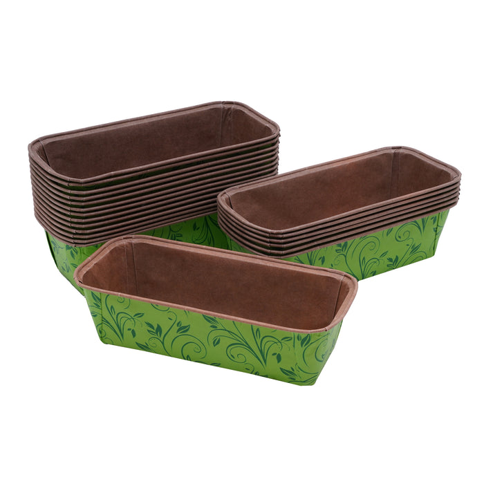 19.9 x 7.5 x 6.2 cm Paper Rectangular Loaf Pan | For 500 grams bake