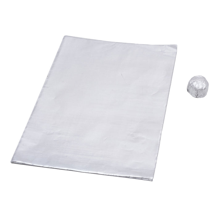 Embossed Aluminium Chocolate Wrapping Foil | 7 x 10 Inches | 12 microns