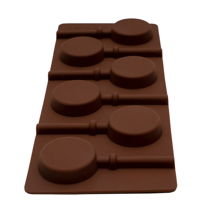 6 Cavity Round Shaped Silicone Chocolate Mould