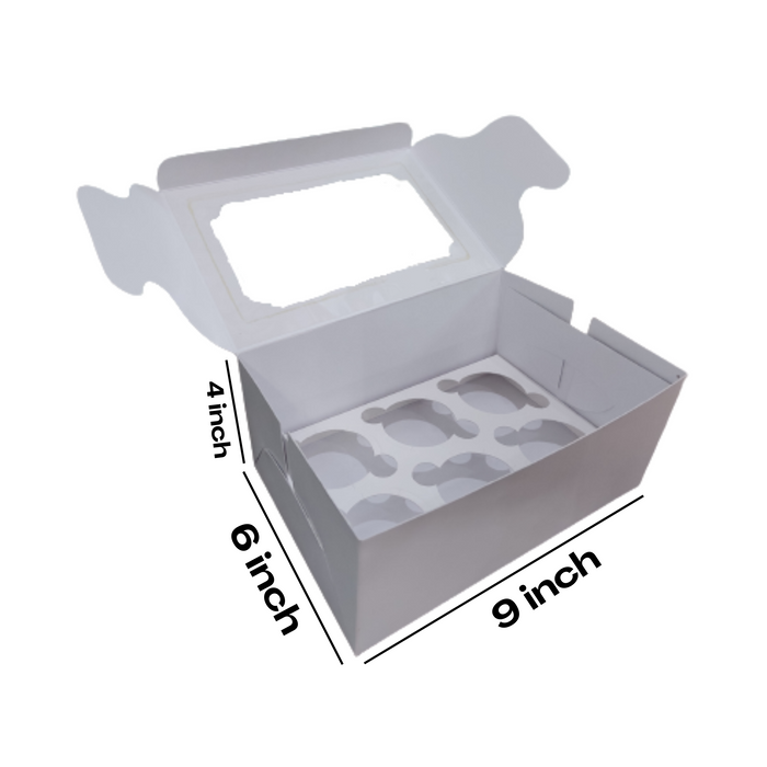 Premium White Cupcake Boxes