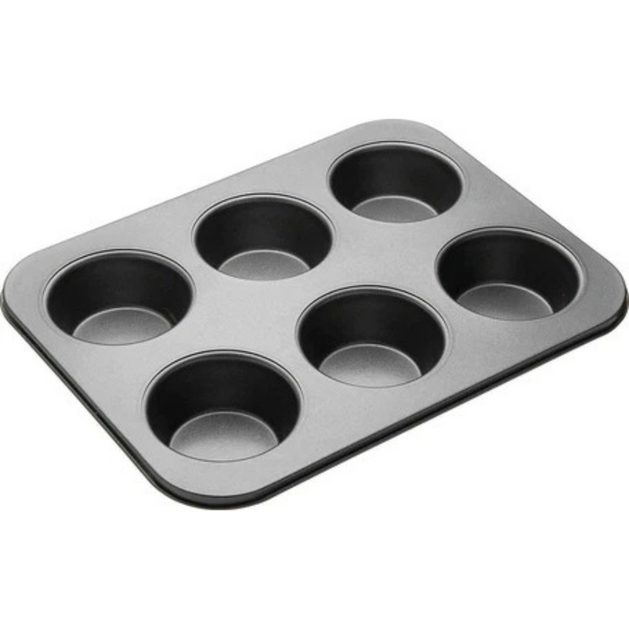 Non-Stick Muffin Tray | For 6 Muffins | 5 cms Base Diameter