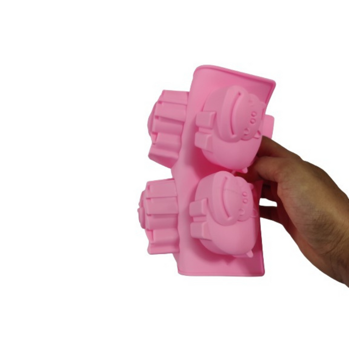 6-Cavity Forest Theme Silicone Mould | 24x20 cm