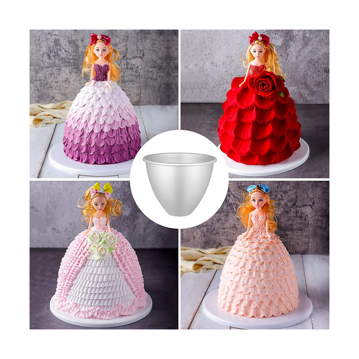 Buy Online Baking Supplies Aluminium Doll Cake Mould Esslly
