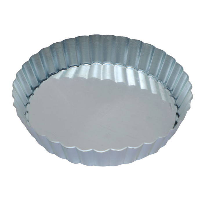 Esslly Aluminum Round Pie Quiche Mould with Removable Bottom Heavy Duty Tart Pie Pan
