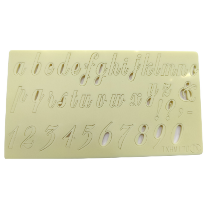 26 acrylic alphabet stamps |3-4 cm in length