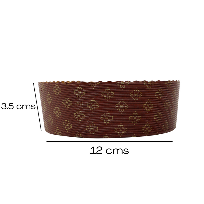 Bake n Serve - Round Panettone Paper Baking Mould