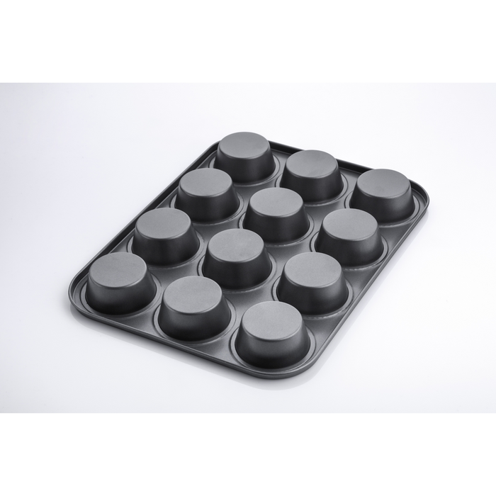 Non-Stick 12-Cavity Muffin Tray | 5.5 cm Base