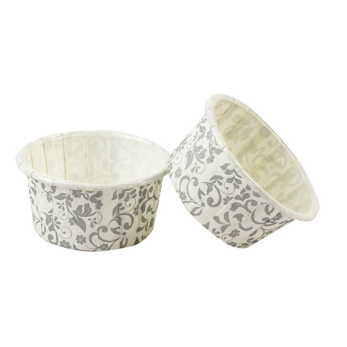 Silver Muffin Paper Cups | 30g bake
