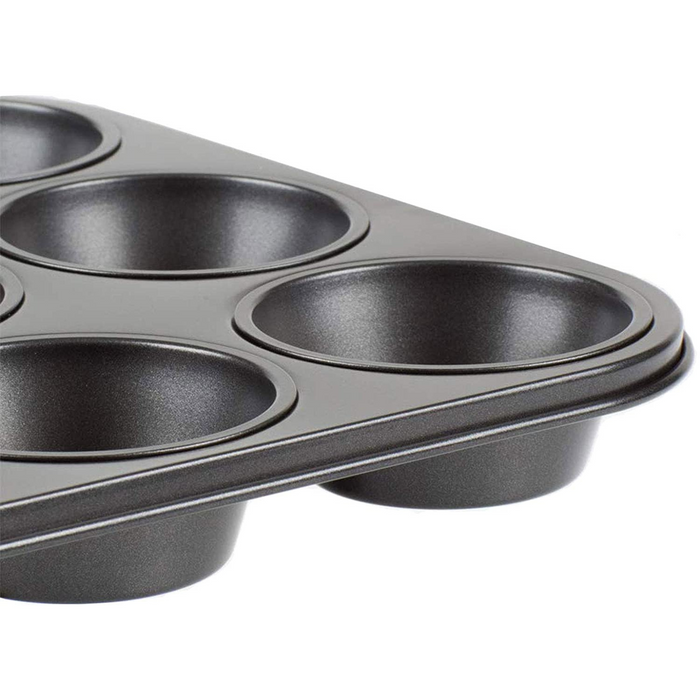 Non-Stick Muffin Tray | For 6 Muffins | 6 cms Base Diameter