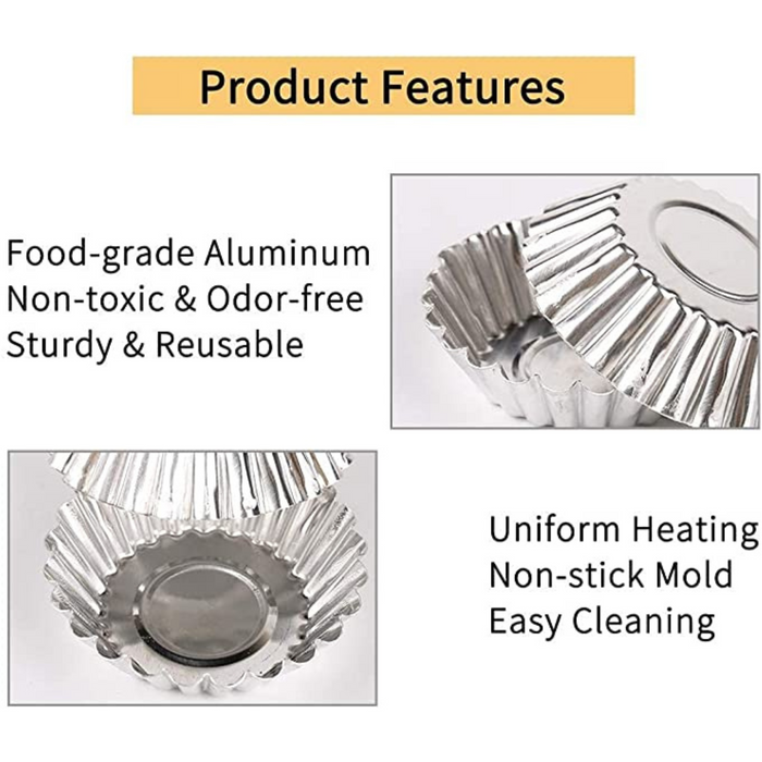 Aluminium Mini Tart Moulds