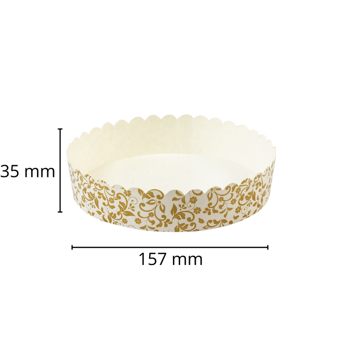 Premium Gold Paper Board Cake Moulds | 200 to 500g bake