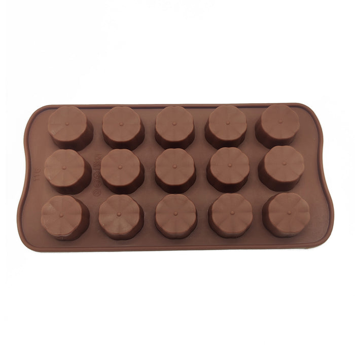 15 Cavity Round Silicone Chocolate Mould