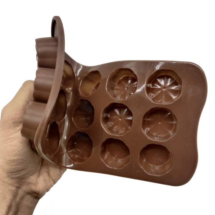 15 Cavity Round Silicone Chocolate Mould
