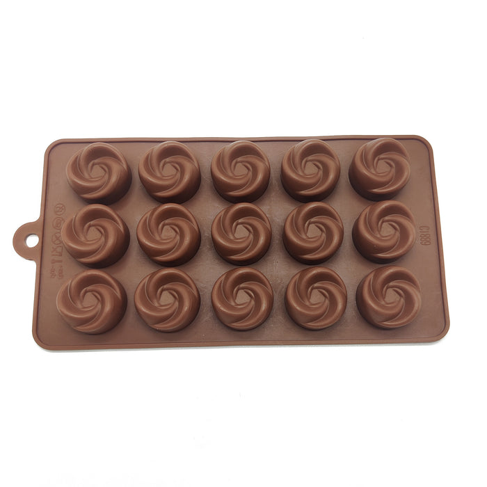 15 Cavity Flower Silicone Chocolate Mould