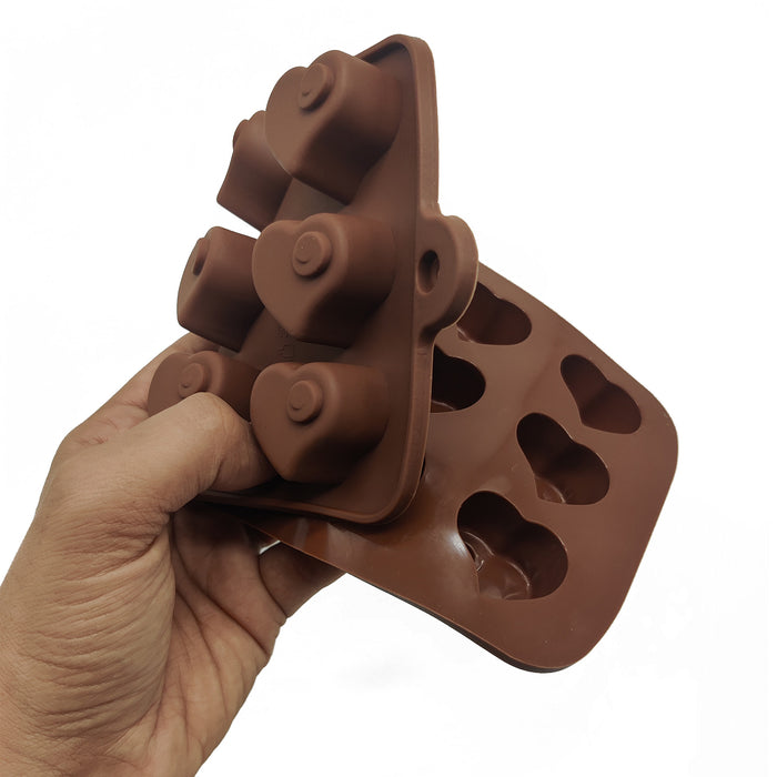 15 Cavity Heart Silicone Mould