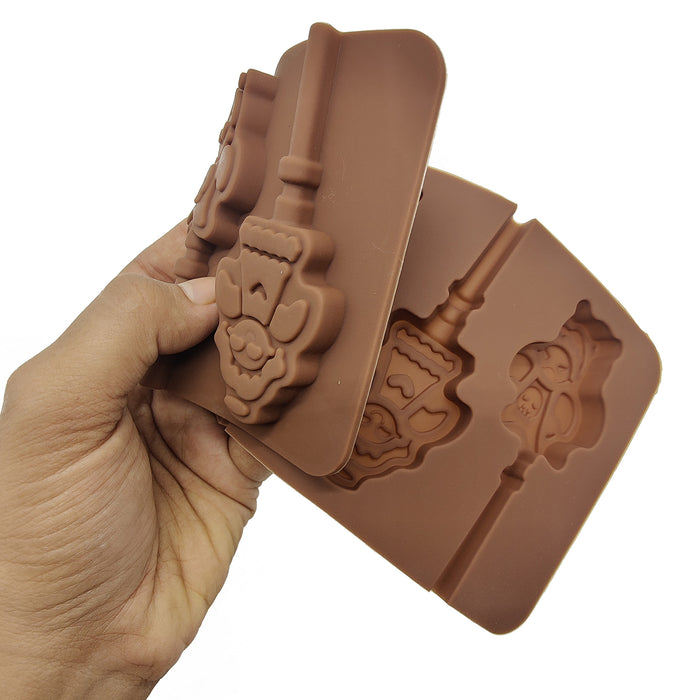6 Cavity Angel & Devil Shaped Silicone Chocolate Mould