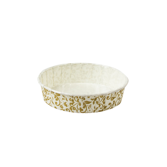 Premium Gold Floret Baking Moulds | 9 x 2 cm | 100g bake