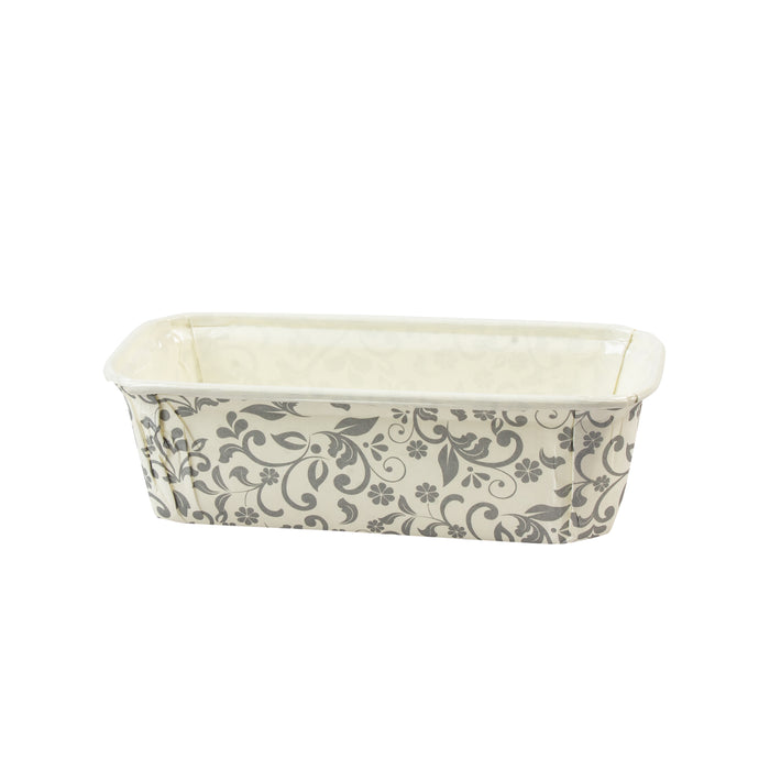 Gold Rectangular Paper Loaf Moulds | 250g