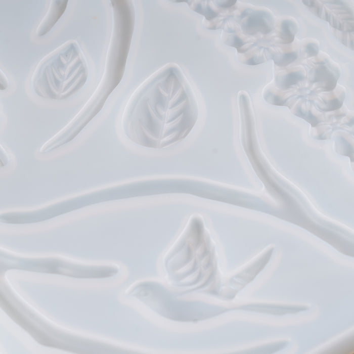 Silicone Fondant Mould | Cake Decoration Mould - Nature Design