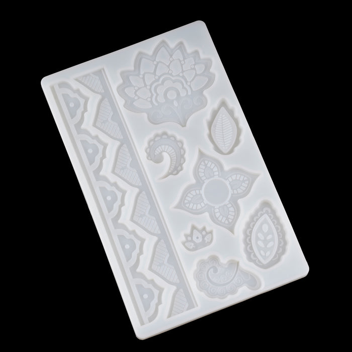 Silicone Fondant Mould | Cake Decoration Mould - Cultural Design