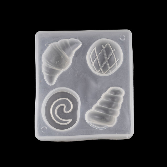 Silicone Fondant Mould | Cake Decoration Mould - Bread Shapes