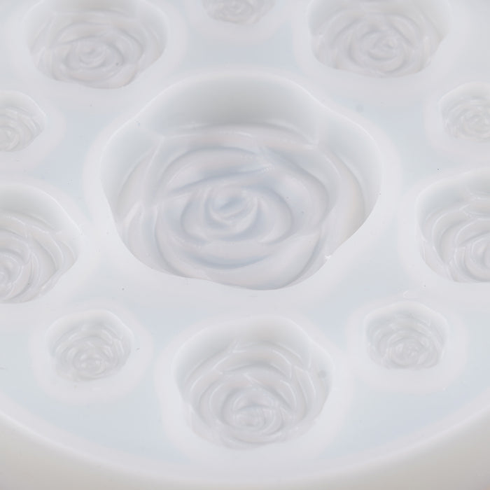 Silicone Fondant Mould | Cake Decoration Mould - 3 Sized Rose