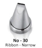 Noor Icing Nozzle | Ribbon - Narrow | No. 30