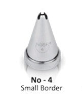 Noor Icing Nozzle | Small Border | No. 4