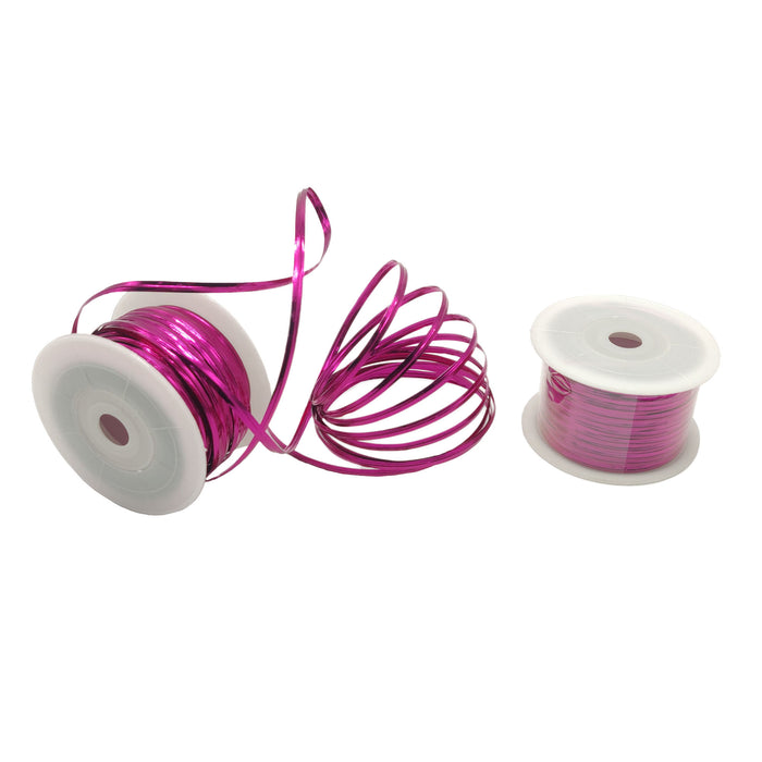 Pink Aluminium Twist Tie Roll | 80 meter Length