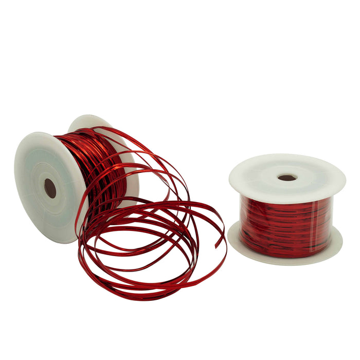 Red Aluminium Twist Tie Roll | 80 meter Length