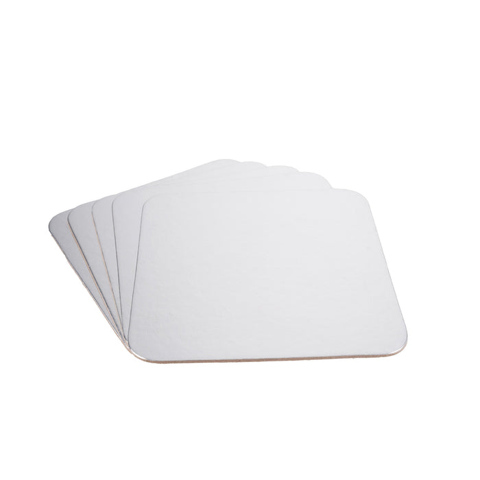 Square Cake Bases | 8 & 10 Inch | Gold & Silver