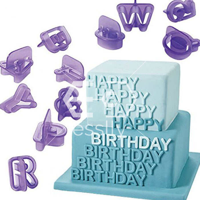 40 Piece Alphabet & Number Cookie Cutter Set