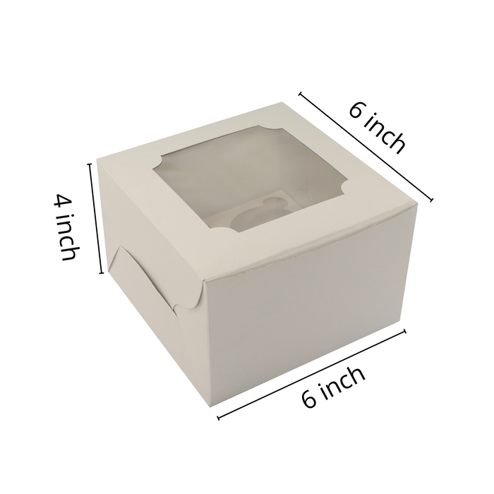 Premium White Cupcake Boxes