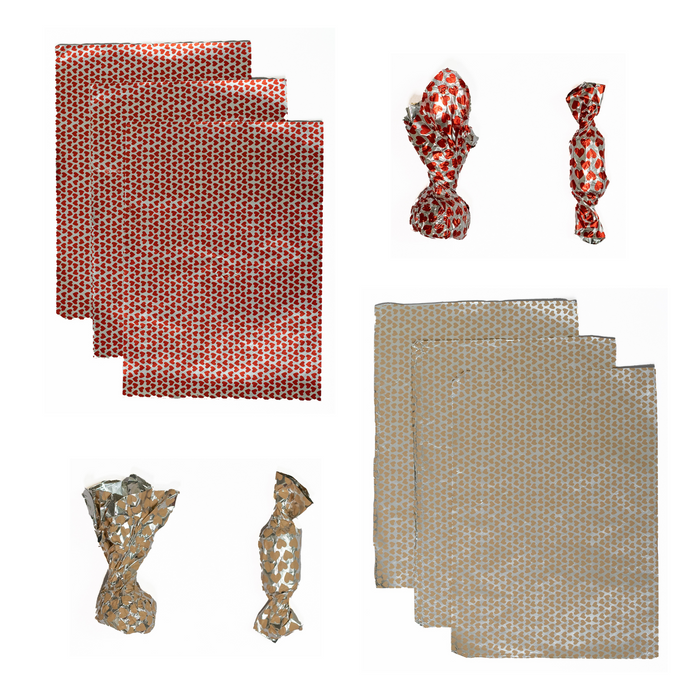 Premium Printed Aluminum Foil Sheets | 50-Pack 7x10 inches