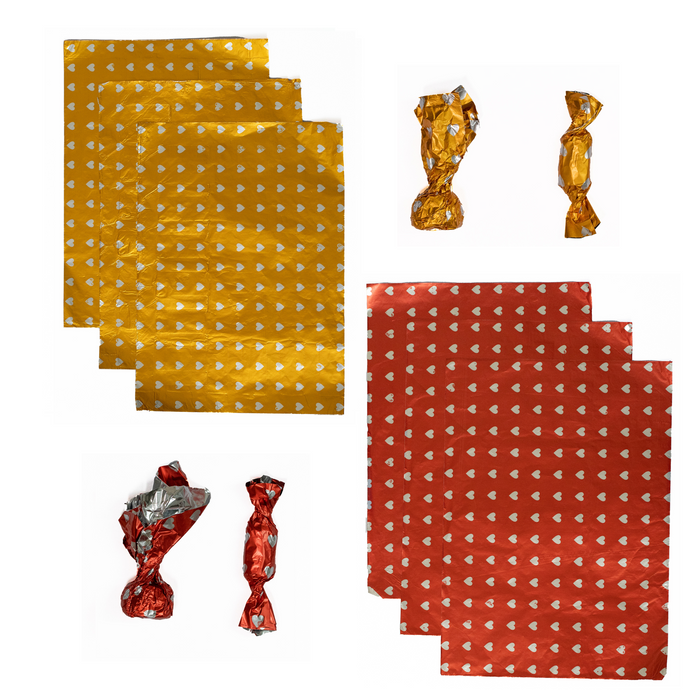 Premium Printed Aluminum Foil Sheets | 50-Pack 7x10 inches